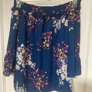 Off the Shoulder Floral Top